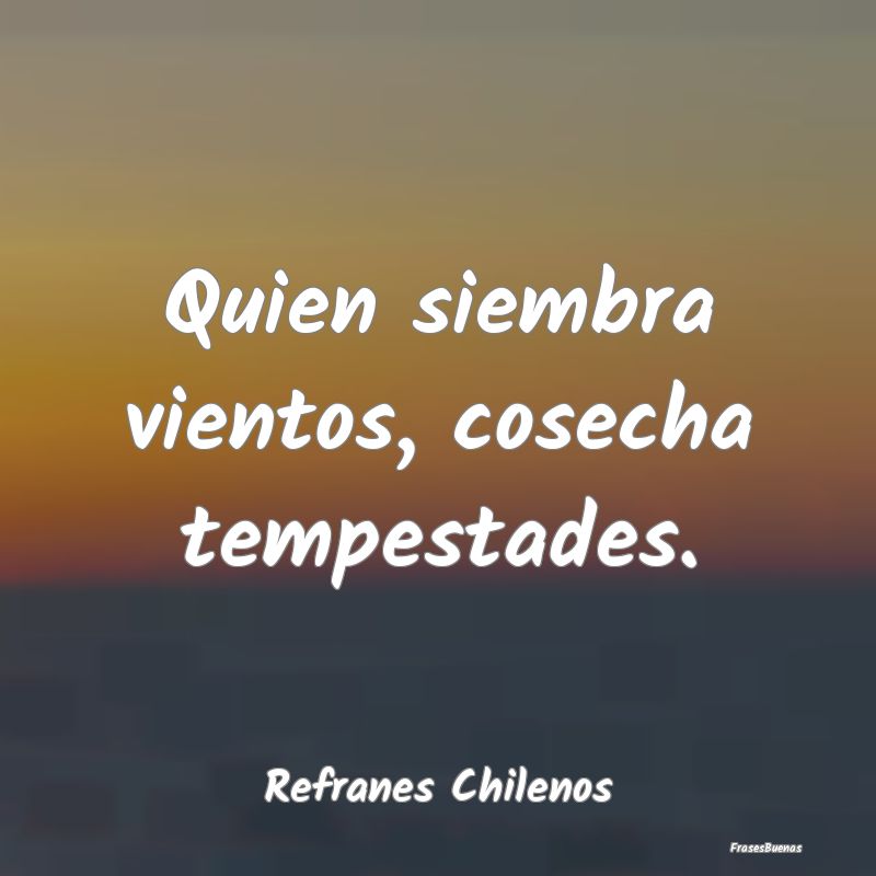 Refranes Chilenos