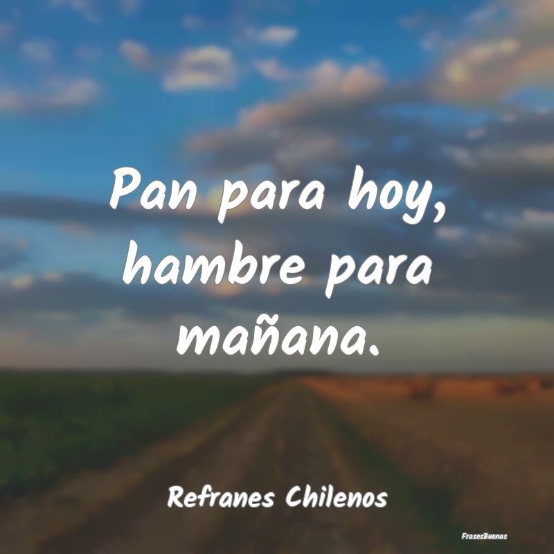 Refranes Chilenos