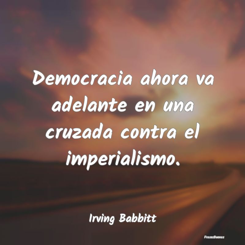 Democracia ahora va adelante en una cruzada contra...