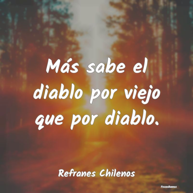 Refranes Chilenos