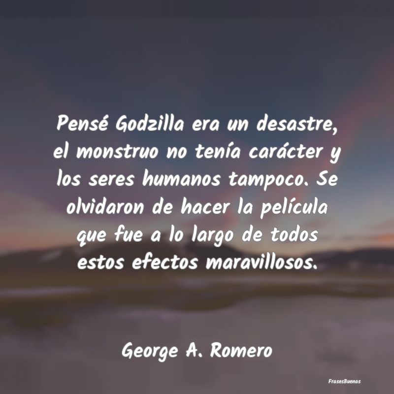 Pensé Godzilla era un desastre, el monstruo no te...