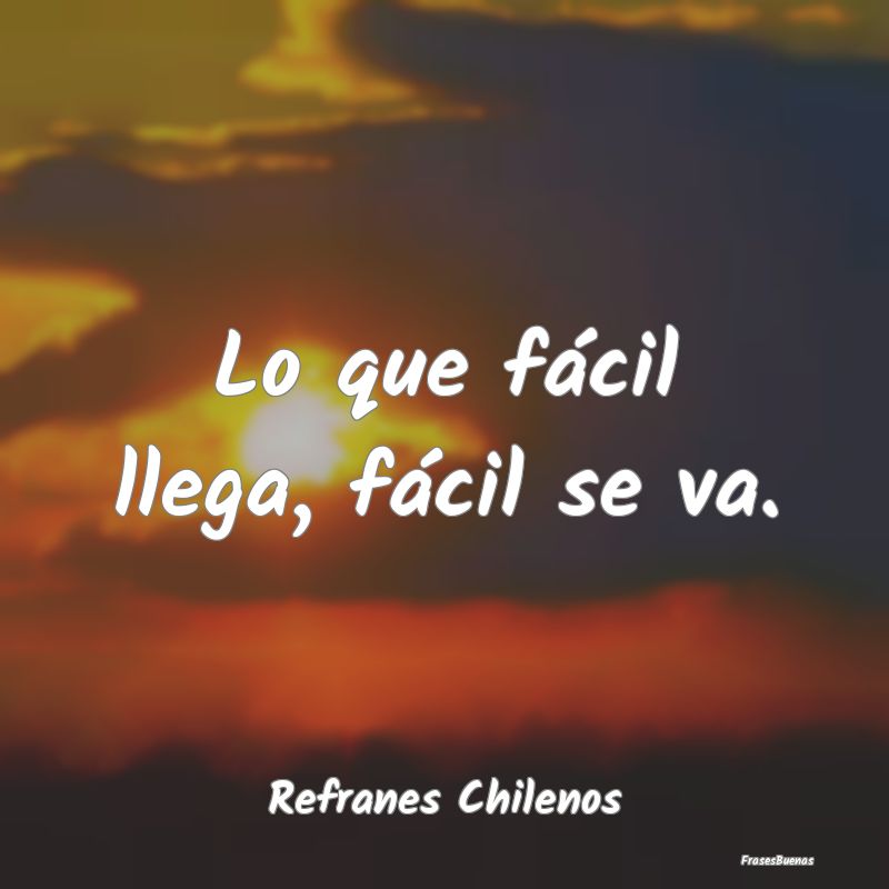 Refranes Chilenos