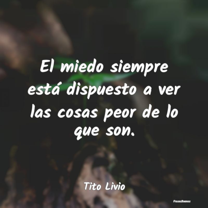 40 frases inspiradoras de Tito Livio