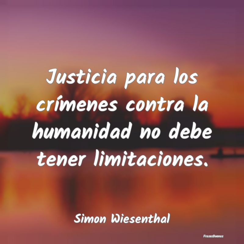 Justicia para los crímenes contra la humanidad no...