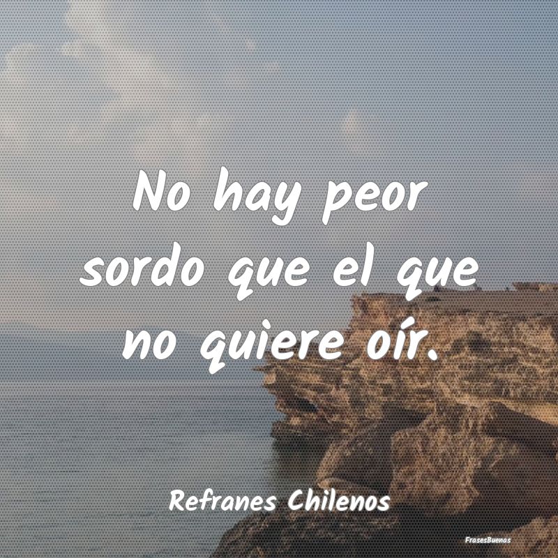 Refranes Chilenos