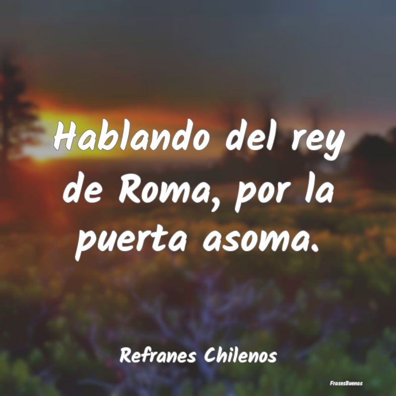 Refranes Chilenos
