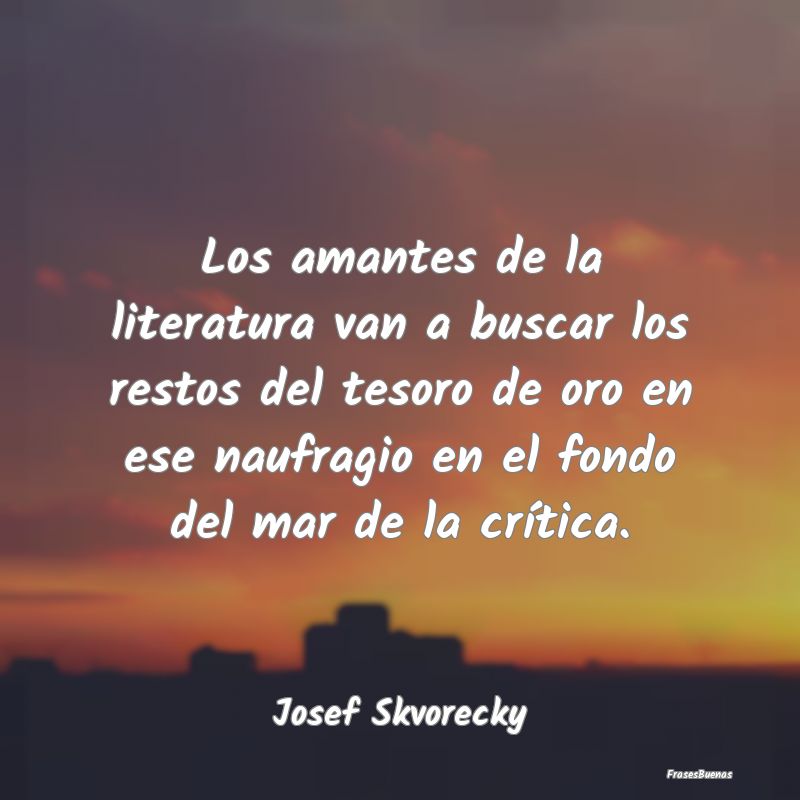 Los amantes de la literatura van a buscar los rest...