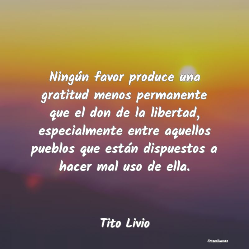 40 frases inspiradoras de Tito Livio