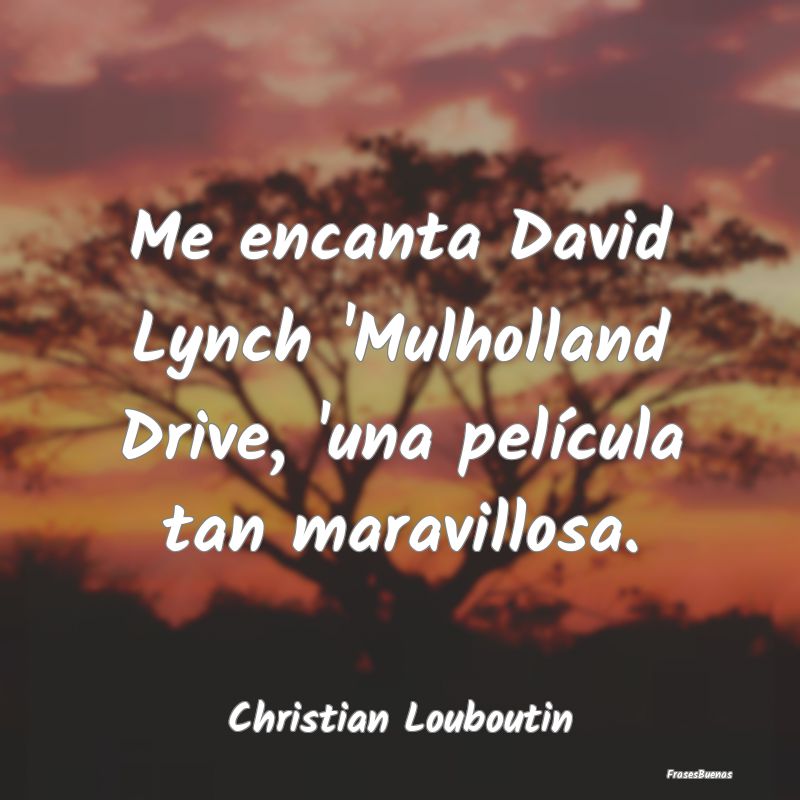Me encanta David Lynch 'Mulholland Drive, 'una pel...