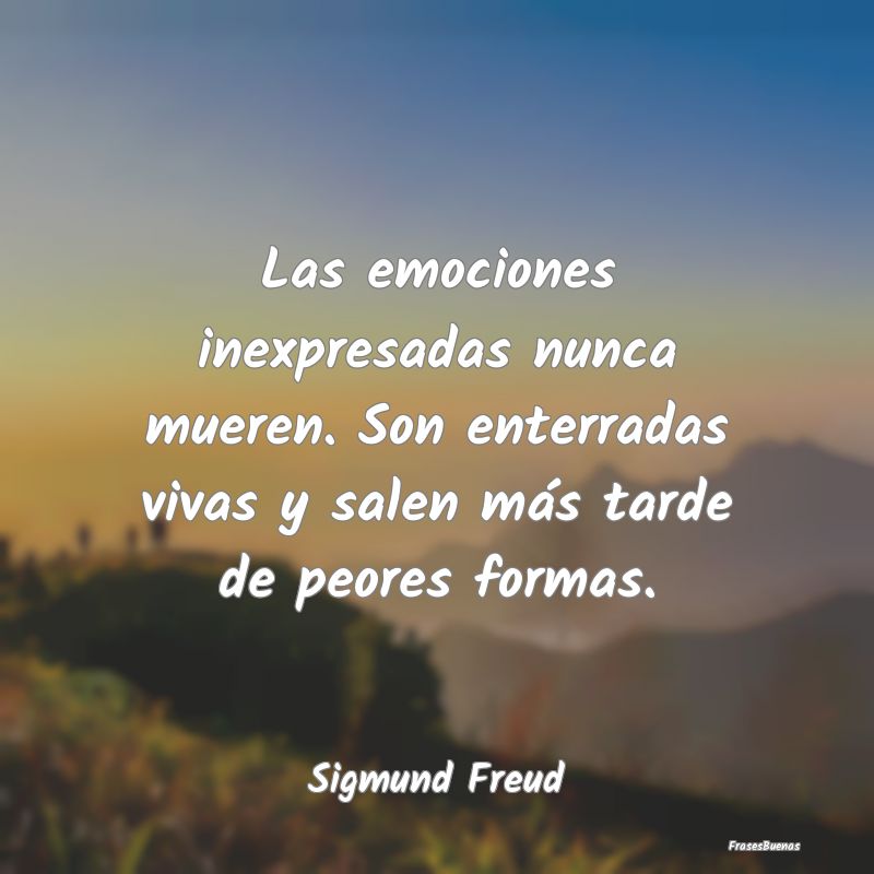 Las Emociones Frases De Freud Frases Bonitas Emociones | Images and ...