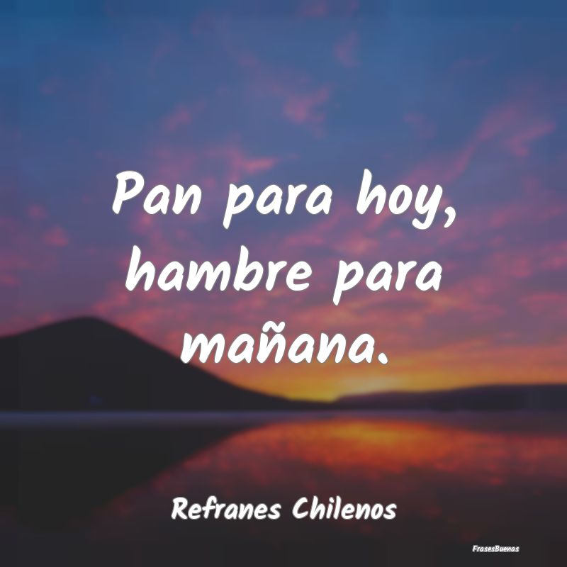 Refranes Chilenos