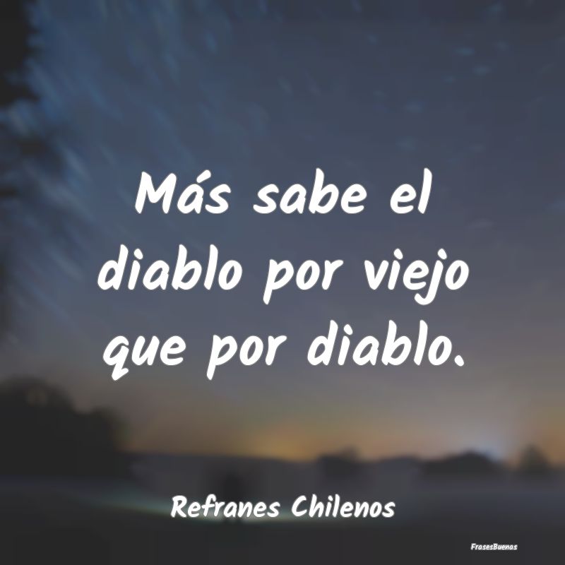 Refranes Chilenos