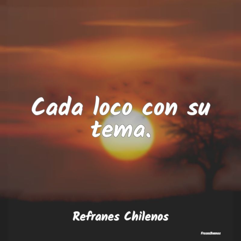 Refranes Chilenos