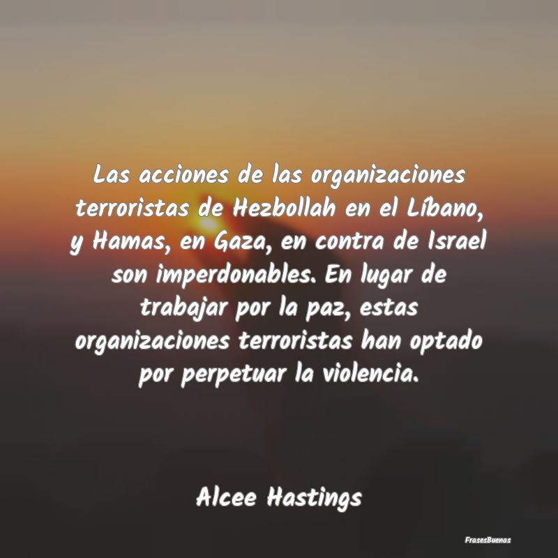 Las acciones de las organizaciones terroristas de ...